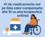 41 de medicamente noi intră pe lista celor compensate; alte 10 cu aria terapeutică extinsă